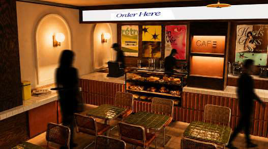 Café counter