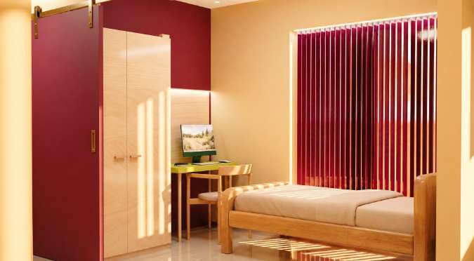 Duplex dormitory room