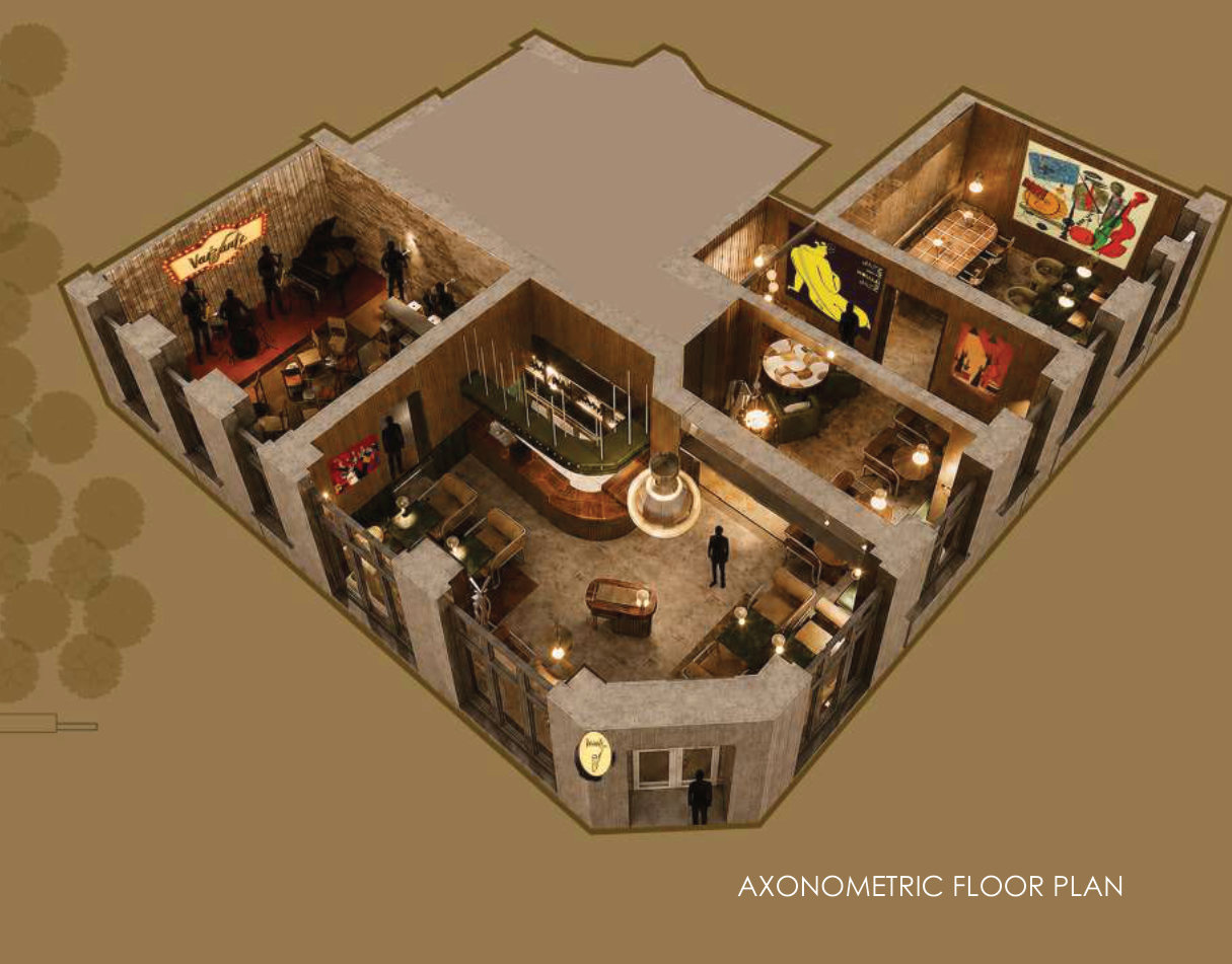 Axonometric floor plan