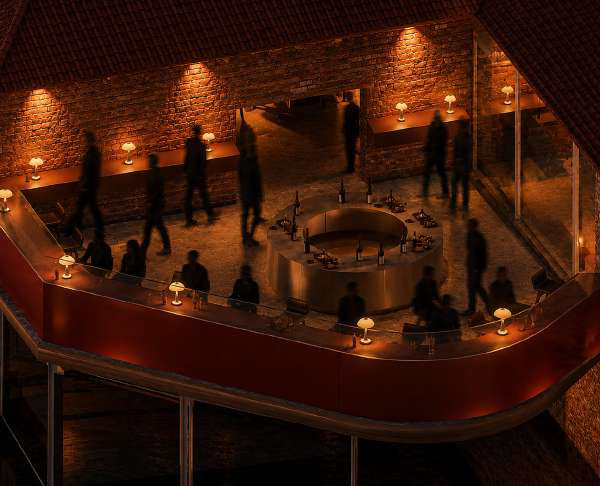 Wine tasting terrace